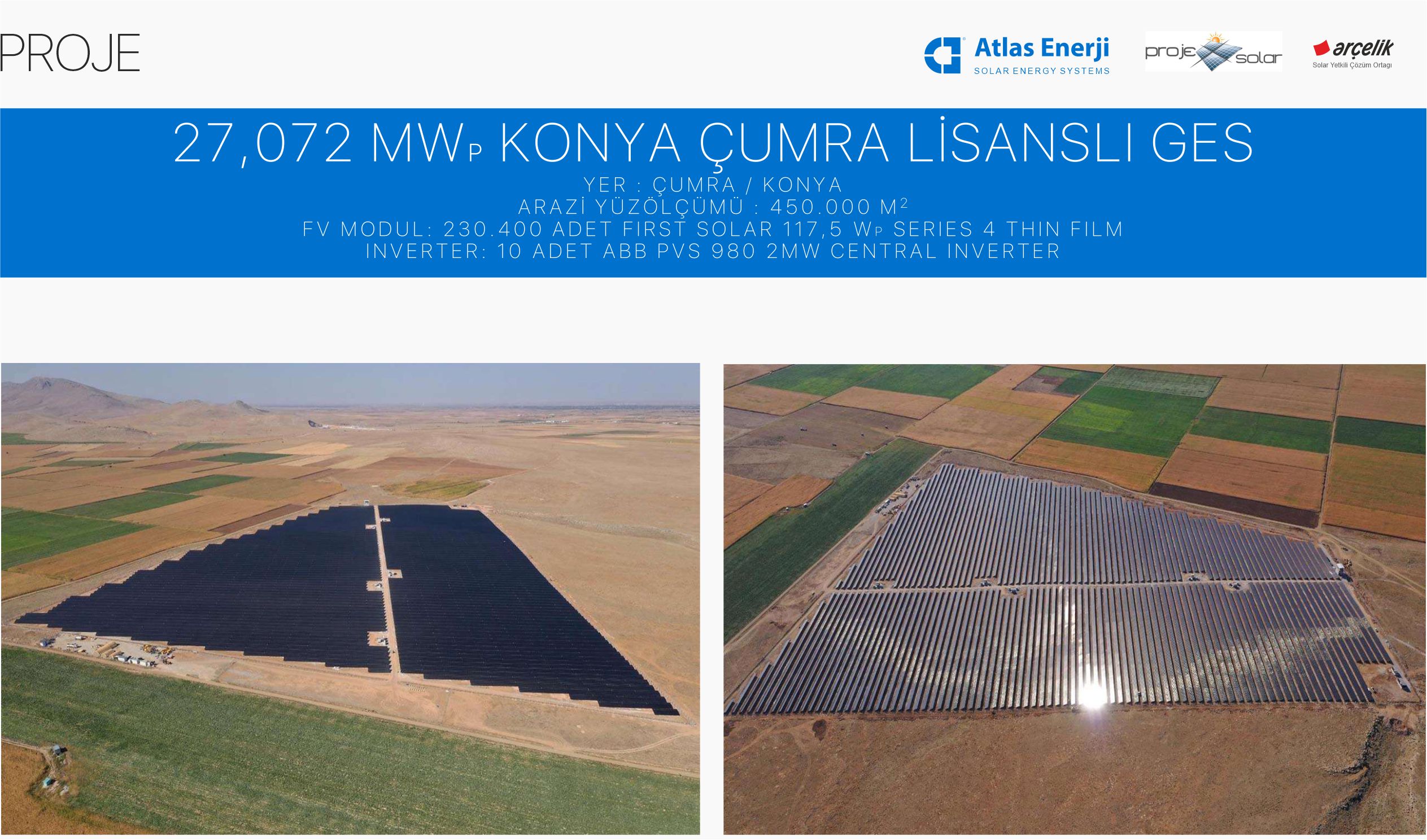 Atlas Enerji Konya Çumra Lisanslı Ges